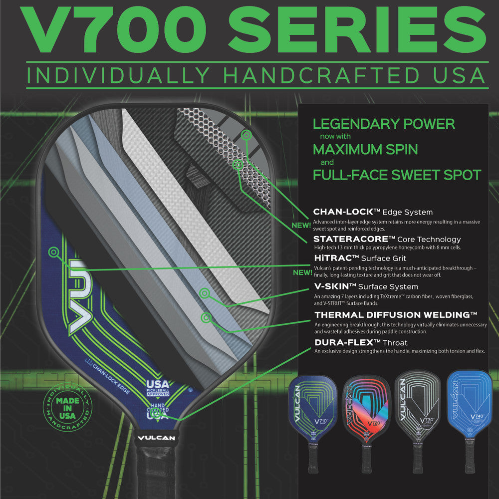 Vulcan V710HT MAX Pickleball Paddle | Pickleball Sports