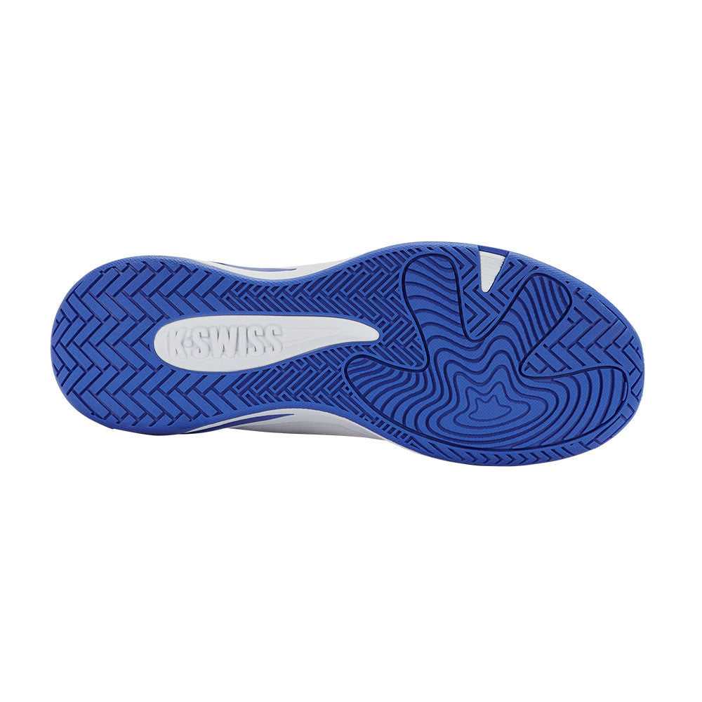 K-Swiss K-Frame Pickleball Shoe - White/Dazzling Blue | Pickleball Sports