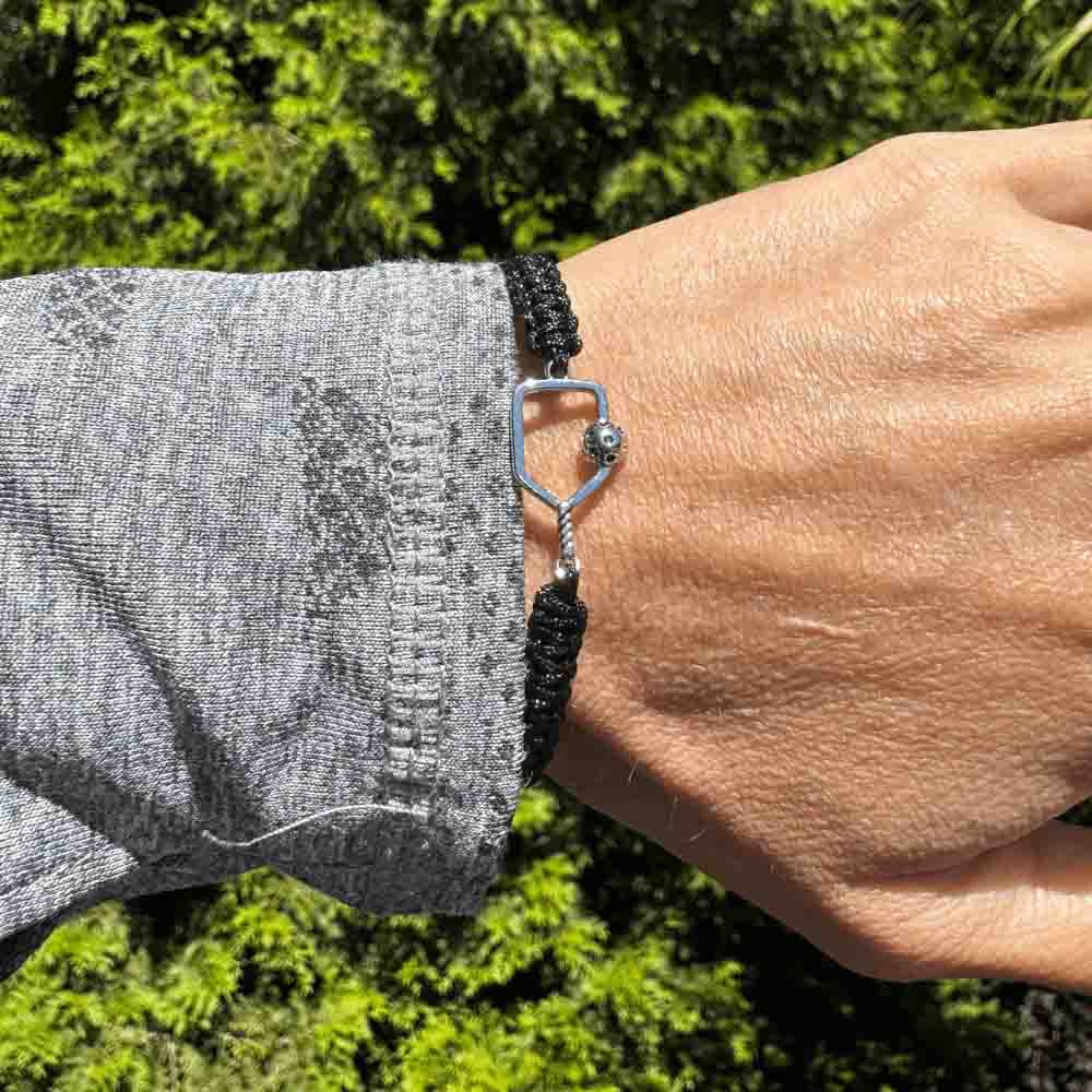 Born to Rally Pickleball Paddle Adjustable Rope Bracelet | Pickleball Sports