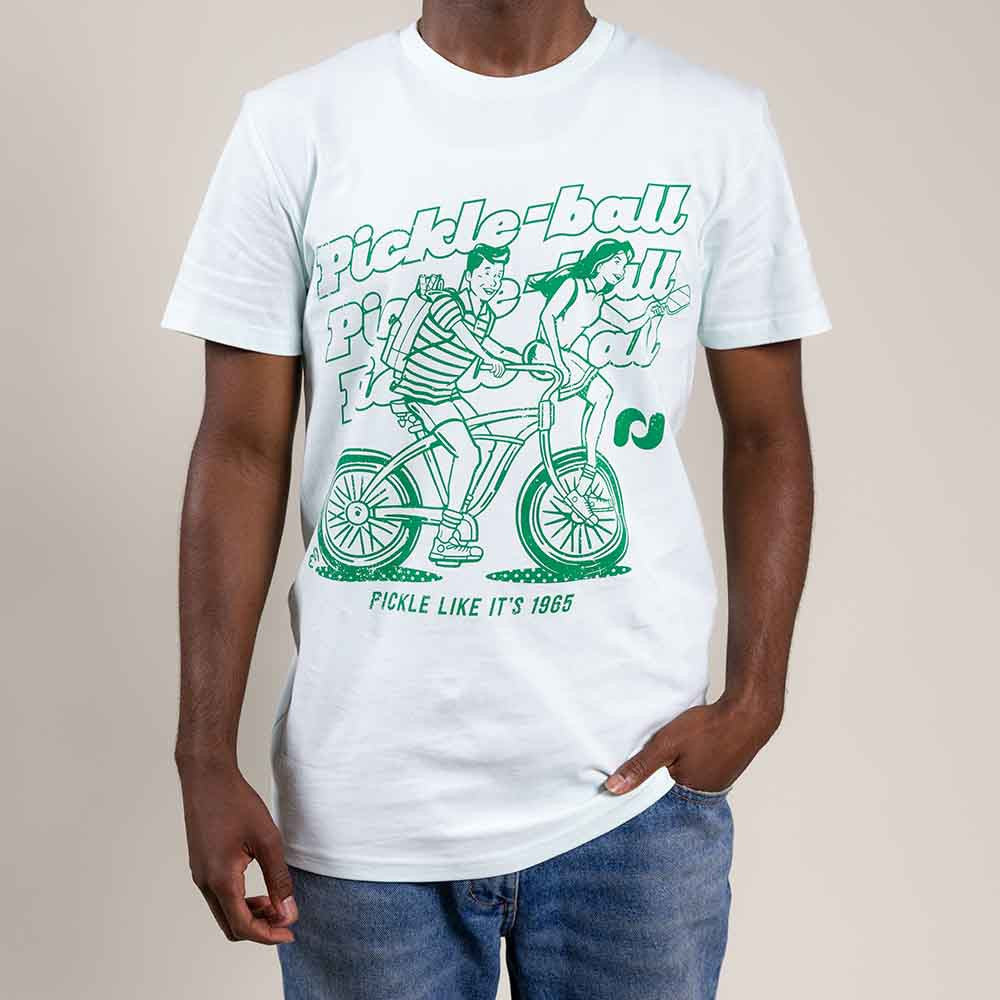 Heritage Pickle-ball Bike Tee - Unisex | Pickleball Sports