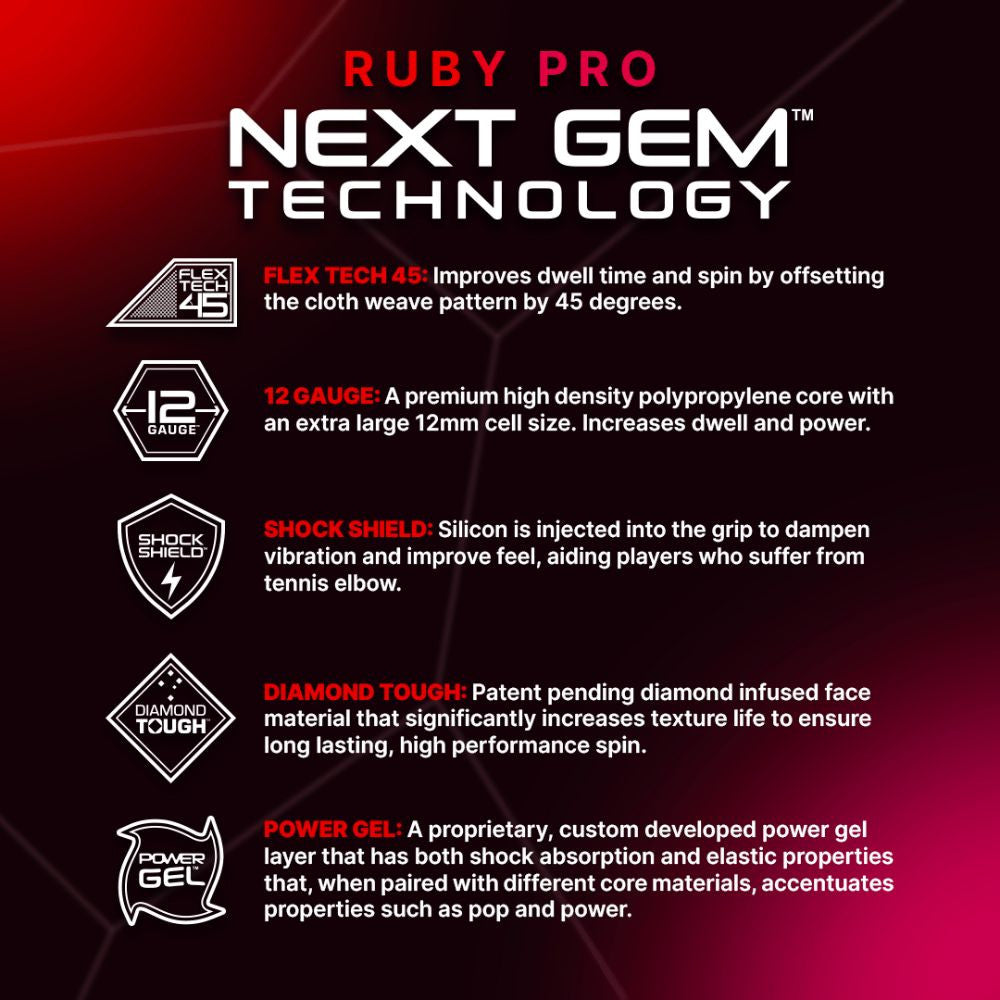 Six Zero Ruby Pro Pickleball Paddle | Pickleball Sports