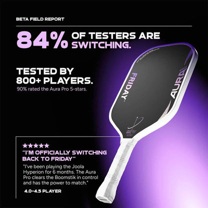 FRIDAY Aura Pro Elongated Pickleball Paddle | Pickleball Sports