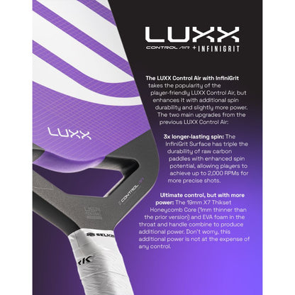 Selkirk LUXX Control Air InfiniGrit Epic Pickleball Paddle | Pickleball Sports