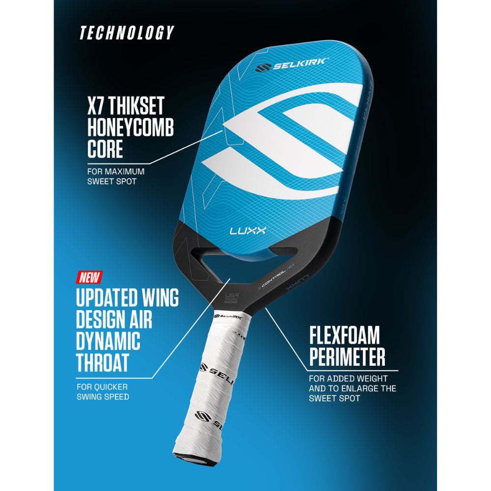 Selkirk LUXX Control Air InfiniGrit Epic Pickleball Paddle | Pickleball Sports