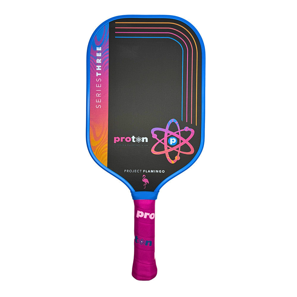 Proton Series Three Pickleball Paddle - Project Flamingo | Pickleball Sports
