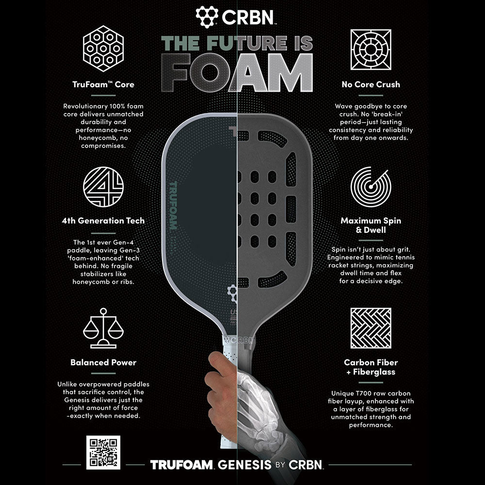 CRBN 1 TruFoam Genesis Pickleball Paddle | Pickleball Sports