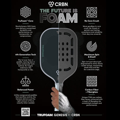 CRBN 1 TruFoam Genesis Pickleball Paddle | Pickleball Sports