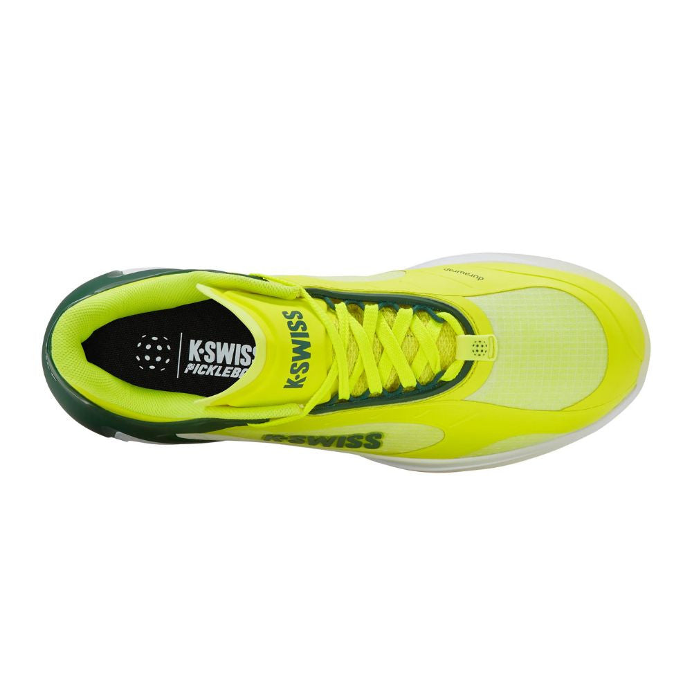 K-Swiss K-Frame Pickleball Shoe - Neon Lime/Eden/White | Pickleball Sports