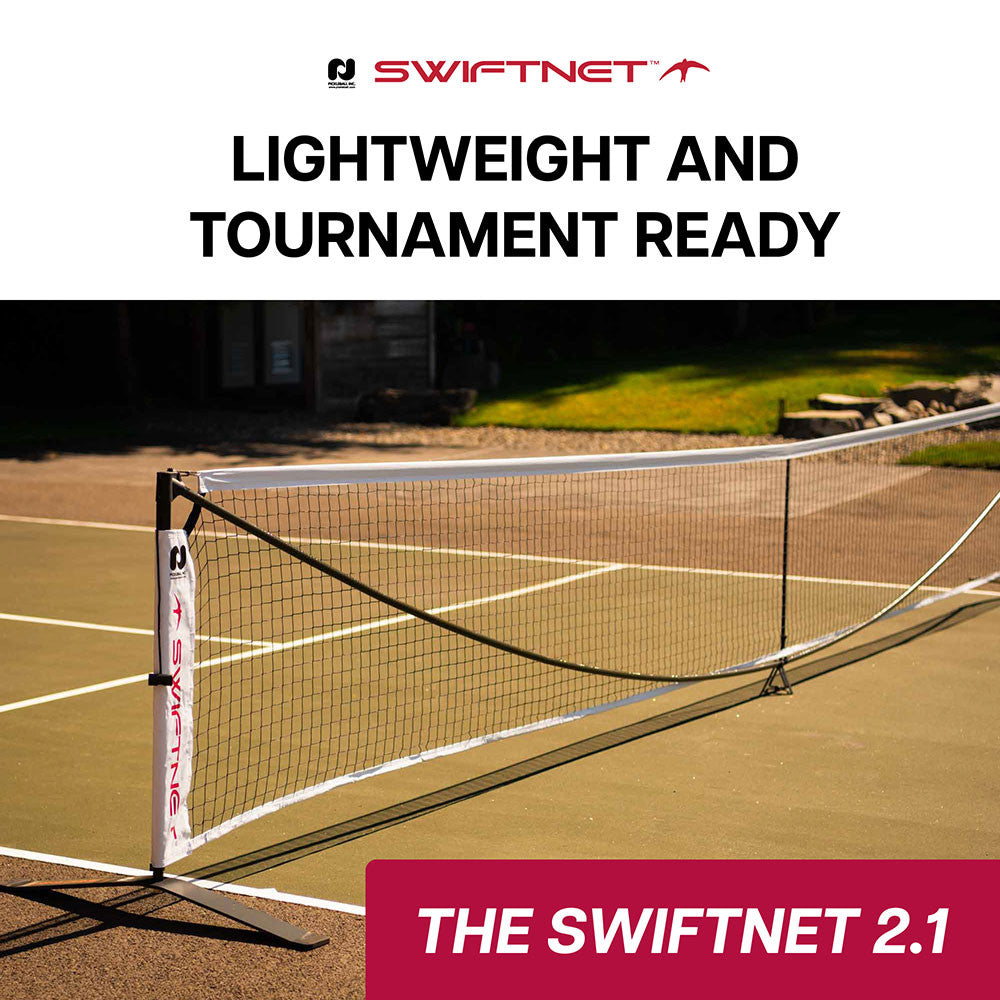 SwiftNet 2.1 Portable Pickleball Net | Pickleball Sports