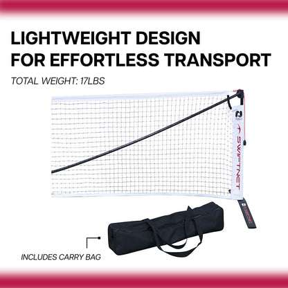SwiftNet 2.1 Portable Pickleball Net | Pickleball Sports