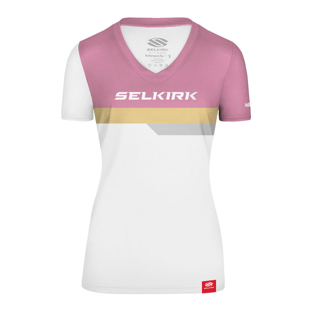 Selkirk Legacy Line Short Sleeve V-Neck Shirt | Pickleball Sports