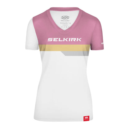Selkirk Legacy Line Short Sleeve V-Neck Shirt | Pickleball Sports