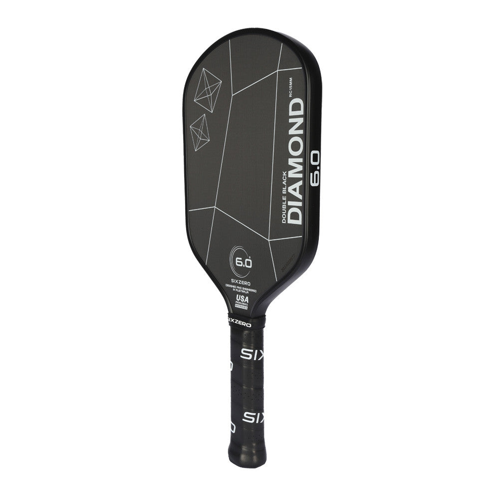 Six Zero Double Black Diamond Elongated Pickleball Paddle | Pickleball Sports