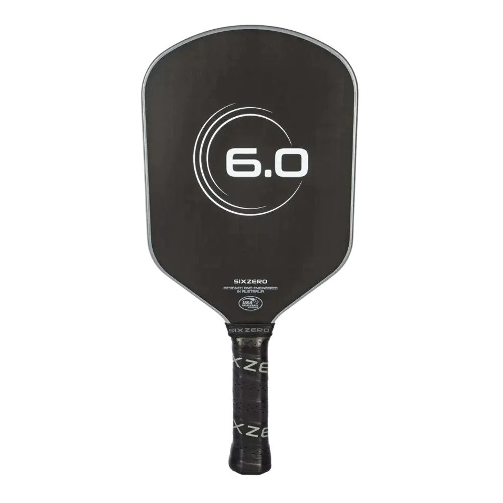 Six Zero Infinity Edgeless Black Diamond Power Pickleball Paddle | Pickleball Sports