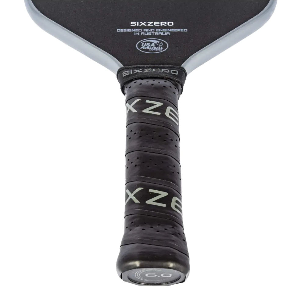Six Zero Infinity Edgeless Black Diamond Power Pickleball Paddle | Pickleball Sports