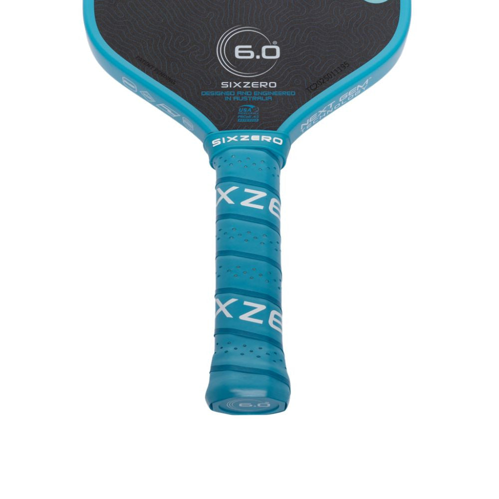 Six Zero Coral 16mm Elongated Pickleball Paddle | Pickleball Sports