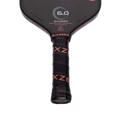 Six Zero Coral 16mm Elongated Pickleball Paddle | Pickleball Sports