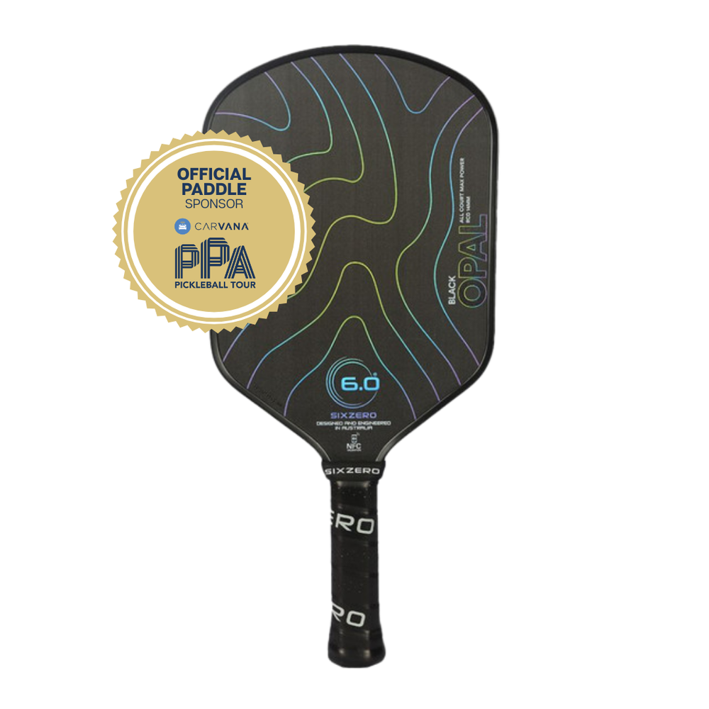 Six Zero Black Opal Pickleball Paddle | Pickleball Sports