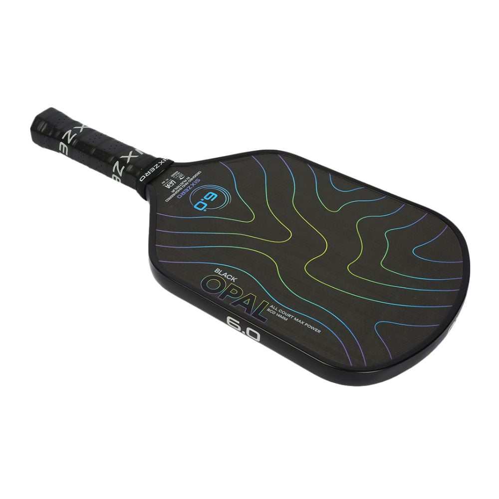 Six Zero Black Opal Pickleball Paddle | Pickleball Sports