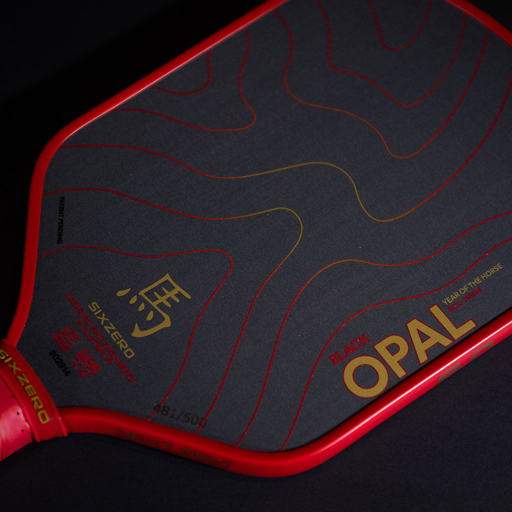 Six Zero Black Opal Pickleball Paddle | Pickleball Sports