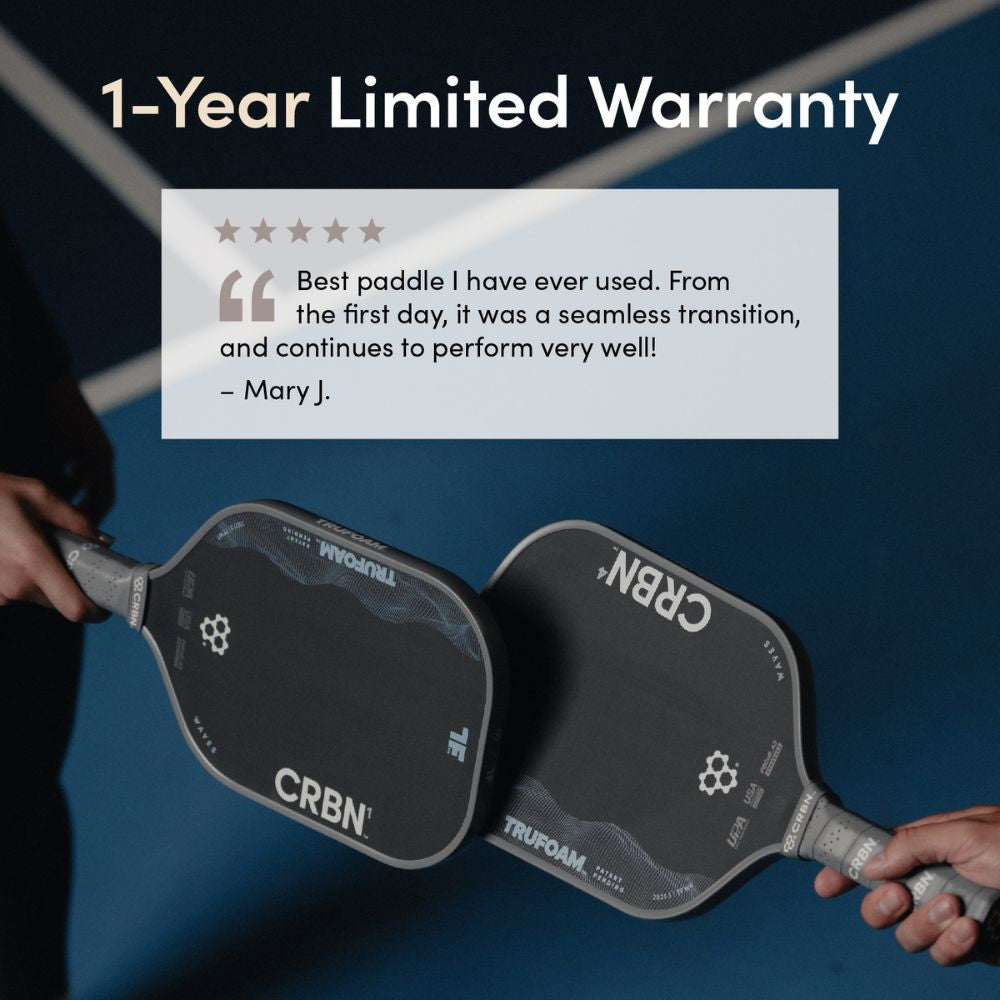 CRBN TruFoam Waves 3 Elongated Pickleball Paddle | Pickleball Sports