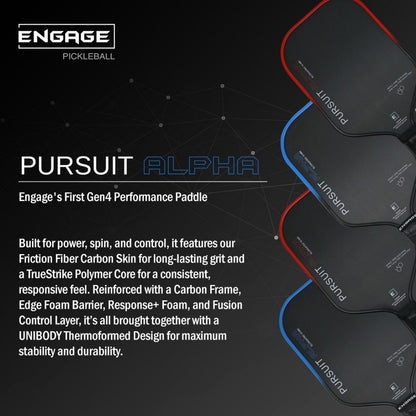 Engage Pursuit Alpha 14mm Pickleball Paddle | Pickleball Sports