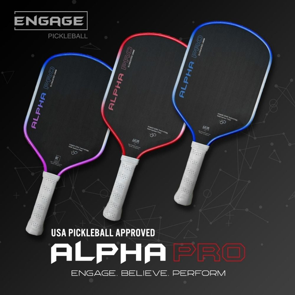 Engage Pursuit Alpha Pro 14mm Pickleball Paddle | Pickleball Sports