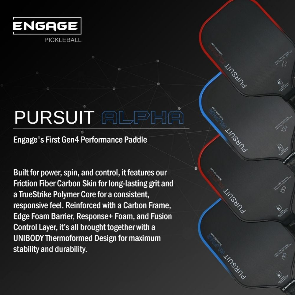 Engage Pursuit Alpha 16mm Pickleball Paddle | Pickleball Sports