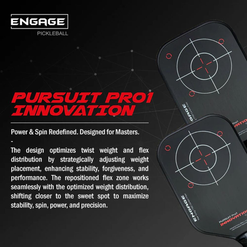 Engage Pursuit Pro1 Innovation 15.2mm Pickleball Paddle | Pickleball Sports