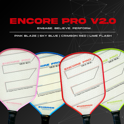 Engage Encore Pro V2.0 12.7mm Pickleball Paddle | Pickleball Sports