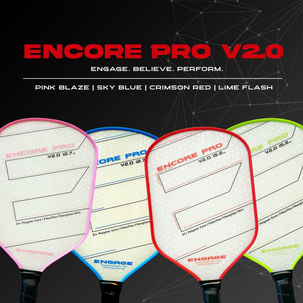 Engage Encore Pro V2.0 15.2mm Pickleball Paddle | Pickleball Sports