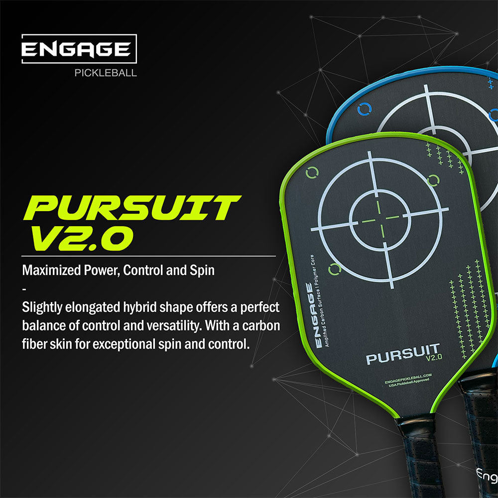 Engage Pursuit V2.0 Pickleball Paddle | Pickleball Sports