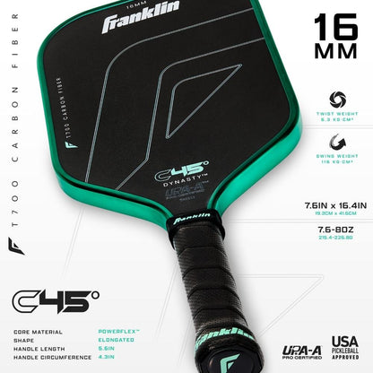 Franklin C45 Dynasty 16mm Pickleball Paddle | Pickleball Sports
