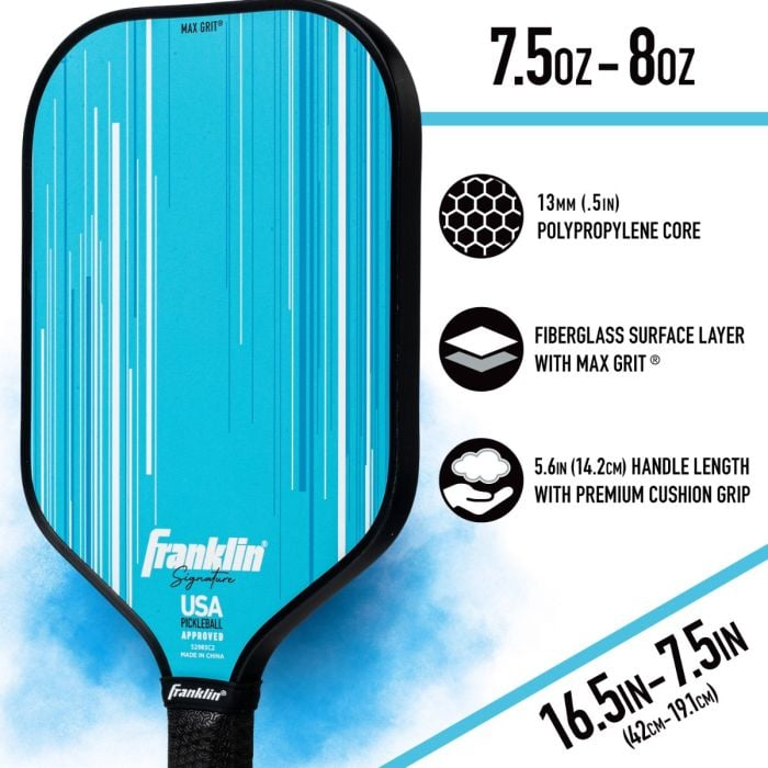 Franklin Sports Signature Series 13mm Pickleball Paddle | Pickleball Sports