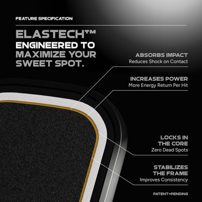 FRIDAY Aura Elongated Pickleball Paddle | Pickleball Sports