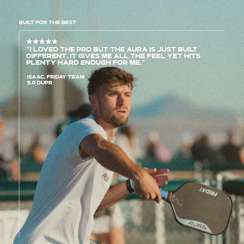 FRIDAY Aura Elongated Pickleball Paddle | Pickleball Sports