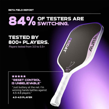 FRIDAY Aura Hybrid Pickleball Paddle | Pickleball Sports
