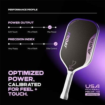 FRIDAY Aura Widebody Pickleball Paddle | Pickleball Sports