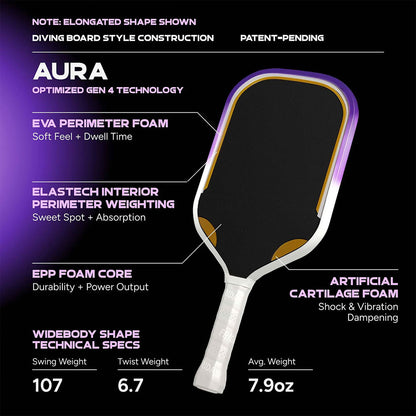 FRIDAY Aura Widebody Pickleball Paddle | Pickleball Sports