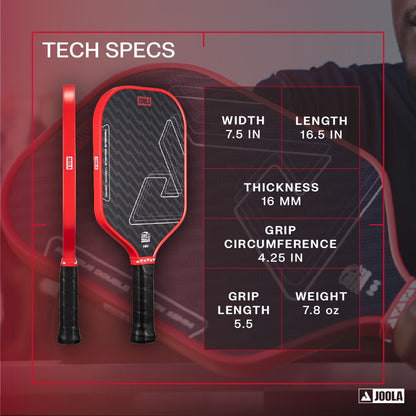 JOOLA Perseus Double Vision 16mm Pickleball Paddle | Pickleball Sports