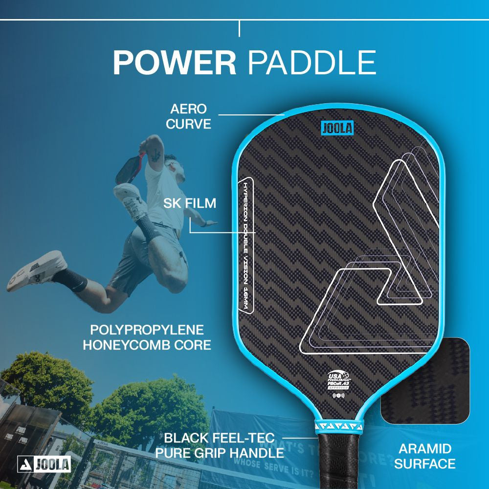 JOOLA Hyperion Double Vision 16mm Pickleball Paddle | Pickleball Sports