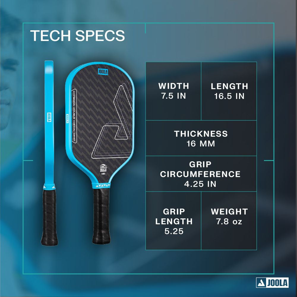 JOOLA Hyperion Double Vision 16mm Pickleball Paddle | Pickleball Sports