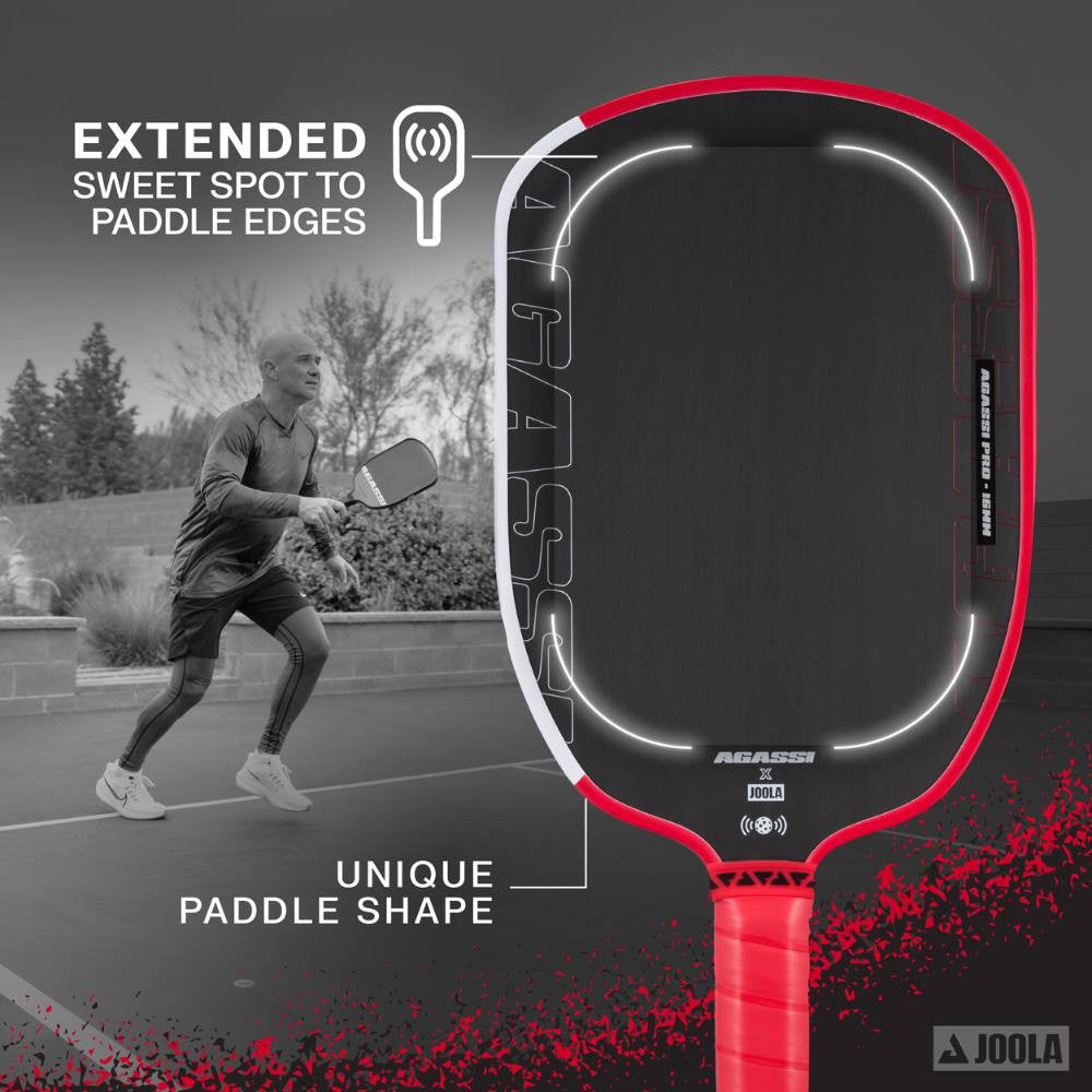 JOOLA Andre Agassi Pro 16mm Pickleball Paddle | Pickleball Sports