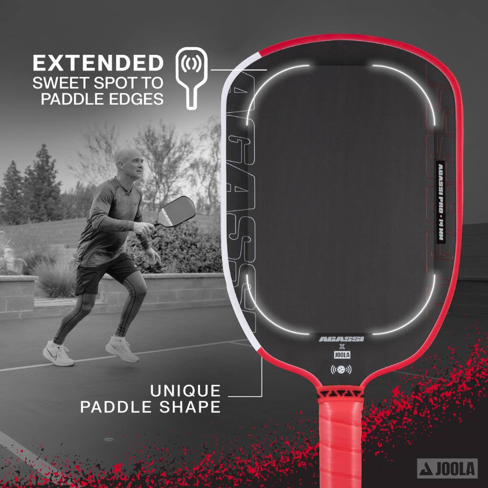 JOOLA Andre Agassi Pro 14mm Pickleball Paddle | Pickleball Sports