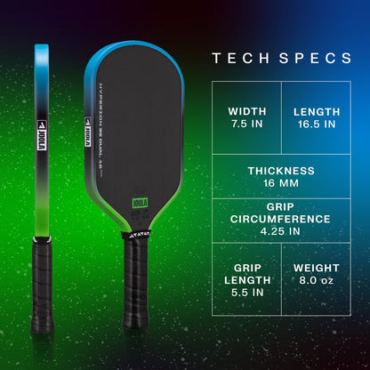 JOOLA Hyperion Pro 3S Dual 16mm Pickleball Paddle | Pickleball Sports