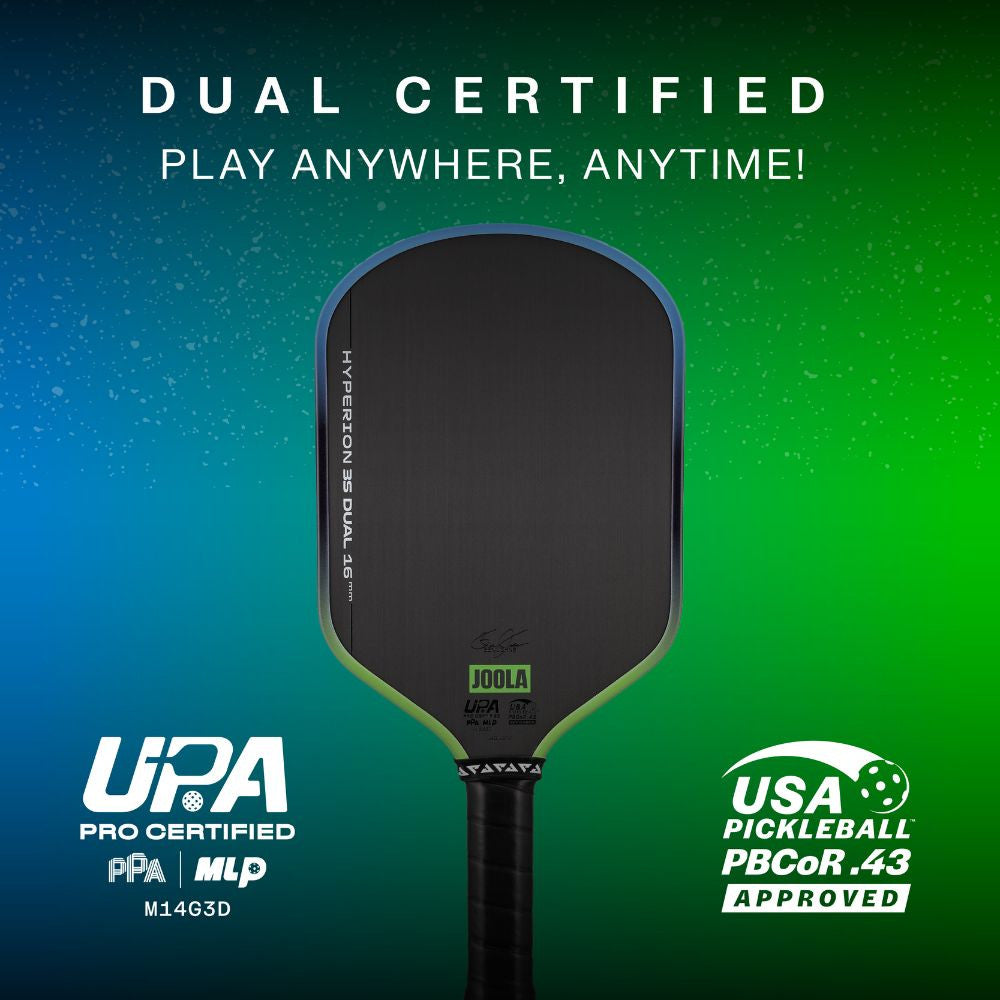 JOOLA Hyperion Pro 3S Dual 16mm Pickleball Paddle | Pickleball Sports