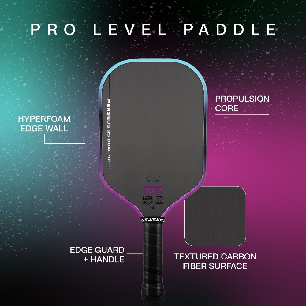 JOOLA Perseus Pro 3S Dual 16mm Pickleball Paddle | Pickleball Sports