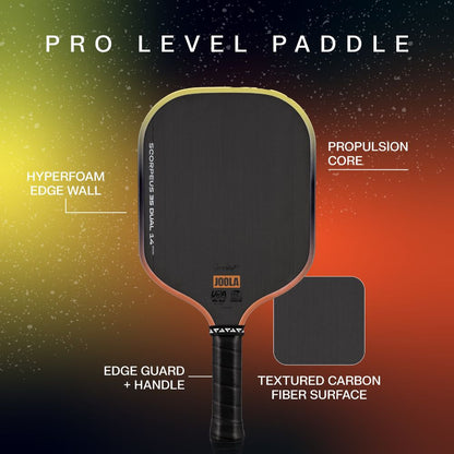 JOOLA Scorpeus Pro 3S Dual 14mm Pickleball Paddle | Pickleball Sports