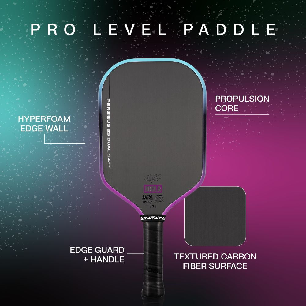 JOOLA Perseus Pro 3S Dual 14mm Pickleball Paddle | Pickleball Sports