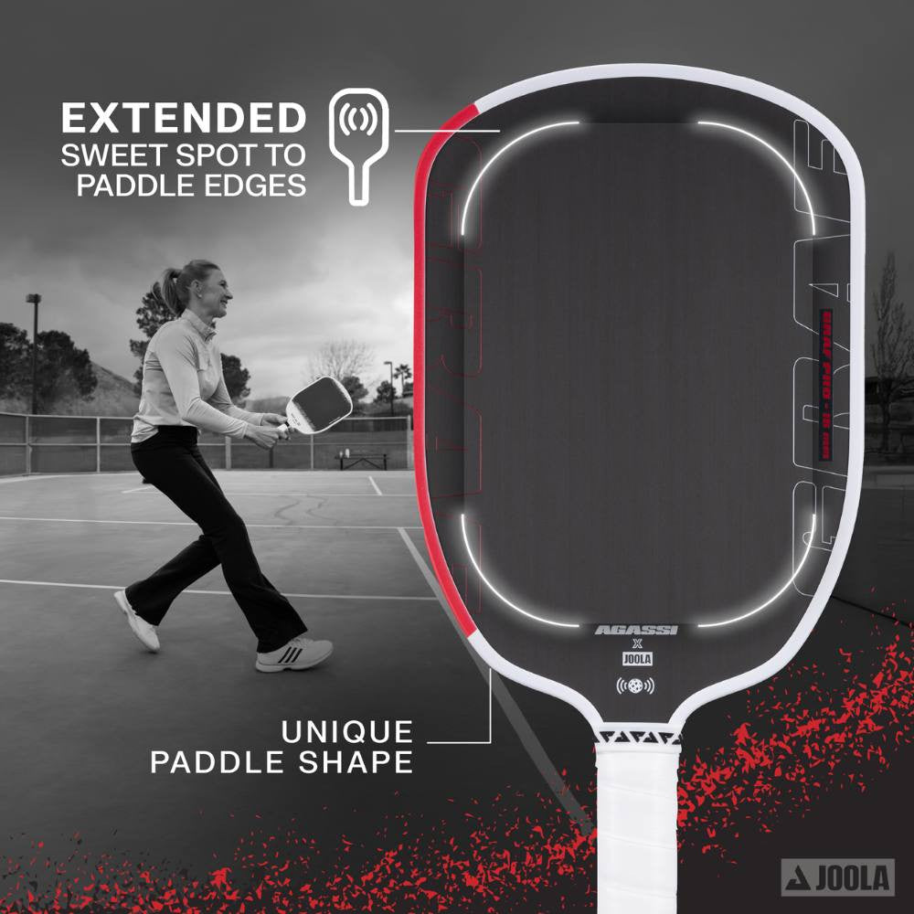 JOOLA Steffi Graf Pro 16mm Pickleball Paddle | Pickleball Sports